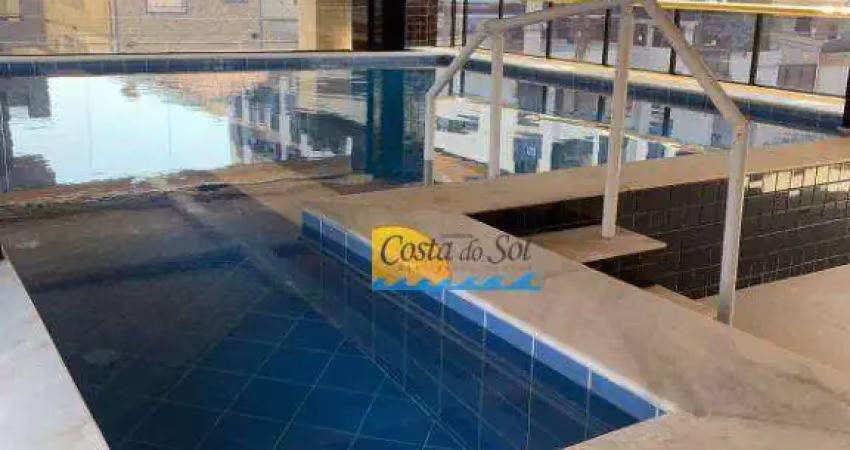 Apartamento com 2 dormitórios à venda, 62 m² por r$ 408.000,00 - boqueirão - praia grande/sp