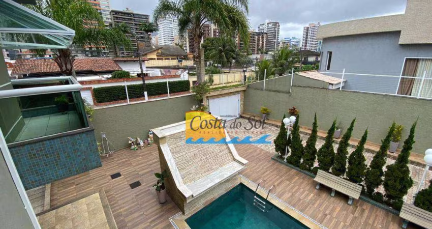 Casa com 4 dormitórios à venda, 416 m² por R$ 6.300.000,00 - Canto do Forte - Praia Grande/SP