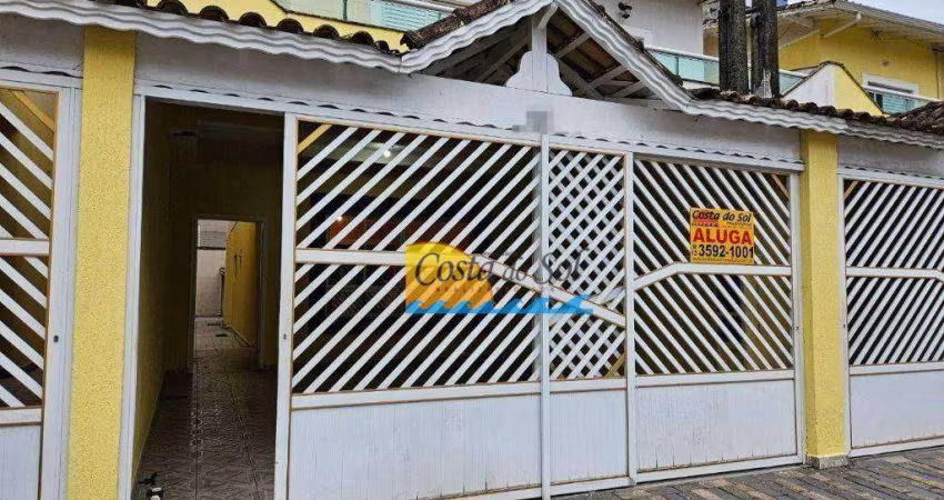 Casa com 3 dormitórios para alugar, 151 m² por R$ 5.000,00 - Vila Guilhermina - Praia Grande/SP