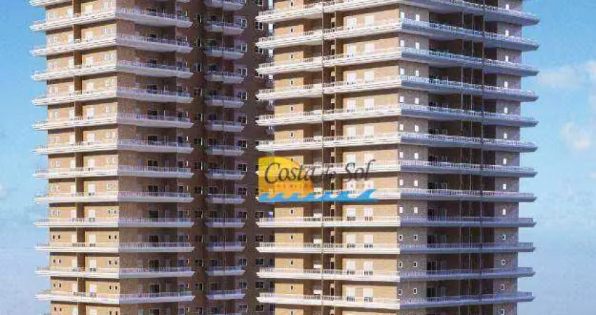 Apartamento com 2 dormitórios à venda, 85 m² por r$ 600.000,00 - canto do forte - praia grande/sp