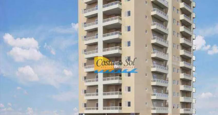 Apartamento com 2 dormitórios à venda, 63 m² por r$ 400.000,00 - tupi - praia grande/sp