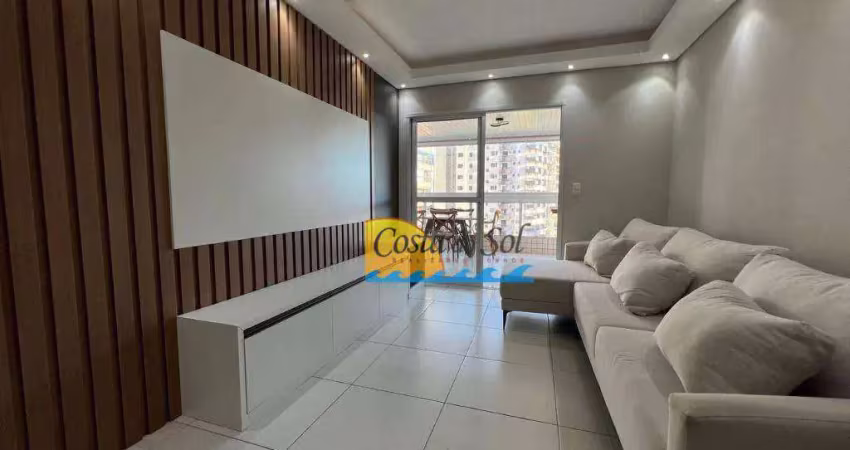 Apartamento com 3 dormitórios à venda, 154 m² por r$ 1.390.000,00 - vila guilhermina - praia grande/sp