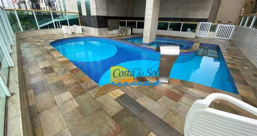 Apartamento com 3 dormitórios à venda, 130 m² por r$ 1.170.000,00 - aviação - praia grande/sp