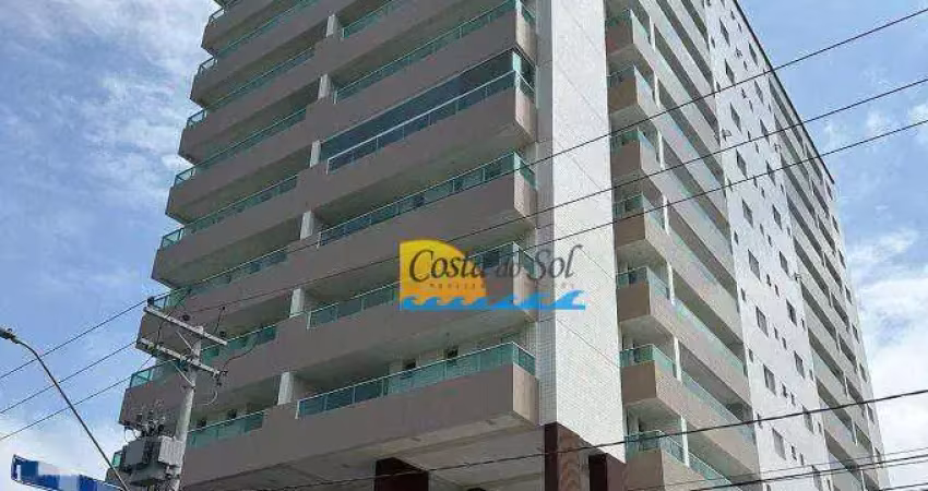 Apartamento com 2 dormitórios à venda, 71 m² por r$ 420.000,00 - mirim - praia grande/sp