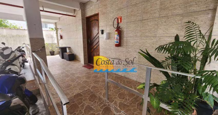 Apartamento com 2 dormitórios à venda, 64 m² por r$ 300.000 - boqueirão - praia grande/sp
