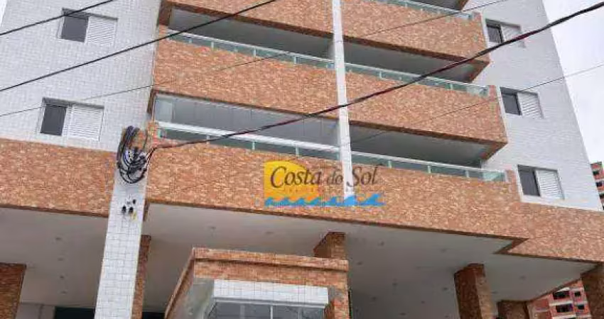 Apartamento com 2 dormitórios à venda, 71 m² por r$ 395.000,00 - vila guilhermina - praia grande/sp