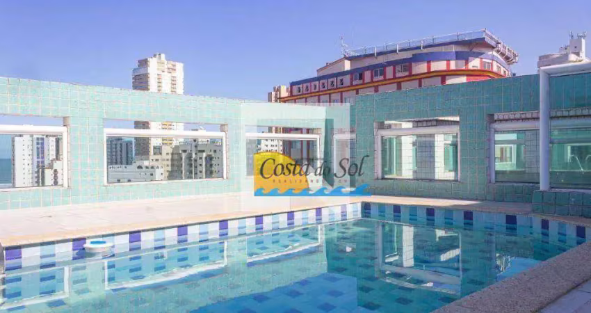 Apartamento com 1 quartos  à venda, 33 m² por r$ 290.000 - boqueirão - praia grande/sp