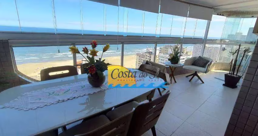 Apartamento com 3 quartos  à venda, 125 m² por r$ 1.100.000 - aviação - praia grande/sp