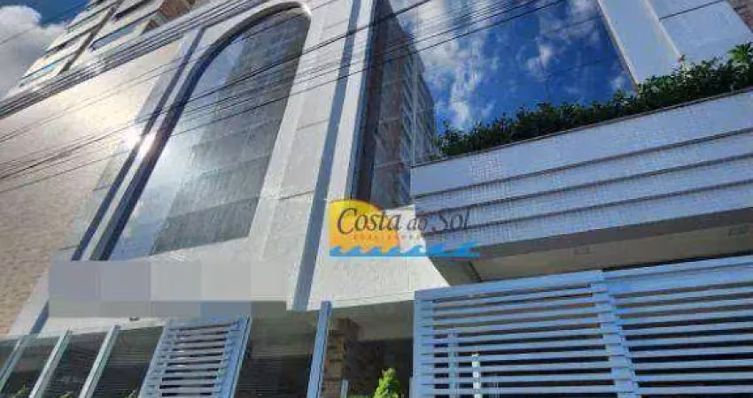 Apartamento com 2 dormitórios à venda, 90 m² por r$ 780.000,00 - caiçara - praia grande/sp