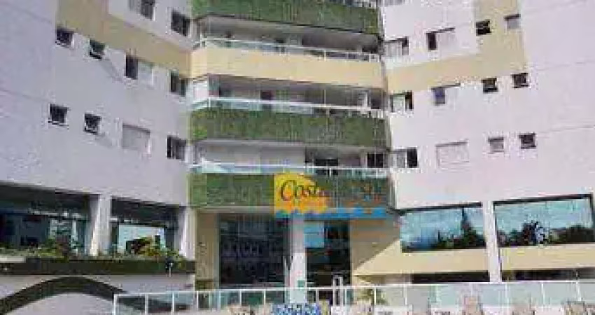 Apartamento com 1 dormitório à venda, 49 m² por r$ 360.000,00 - vila guilhermina - praia grande/sp