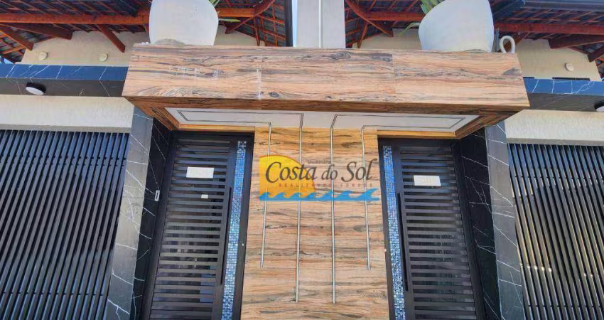 Casa com 2 dormitórios à venda, 48 m² por R$ 338.000,00 - Maracanã - Praia Grande/SP