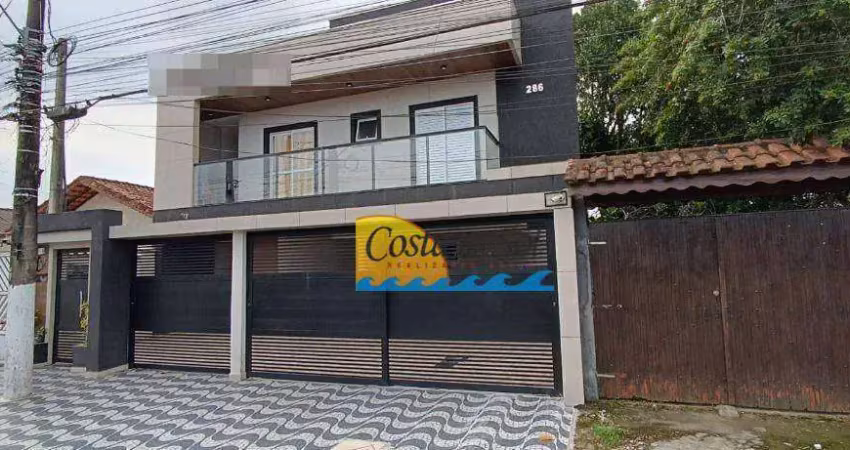 Casa com 2 dormitórios à venda, 50 m² por r$ 250.000,00 - jardim melvi - praia grande/sp