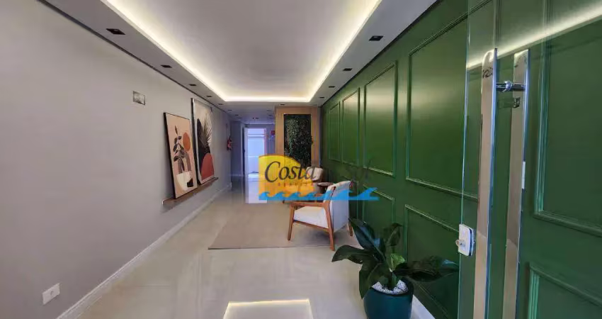 Apartamento com 1 dormitório à venda, 48 m² por r$ 325.000,00 - vila guilhermina - praia grande/sp