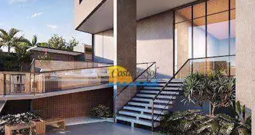 Apartamento com 3 dormitórios à venda, 212 m² por r$ 3.667.742,32 - guilhermina - praia grande/sp