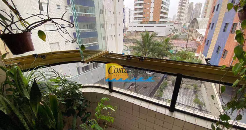 Apartamento com 2 dormitórios à venda, 72 m² por r$ 430.000,00 - aviação - praia grande/sp
