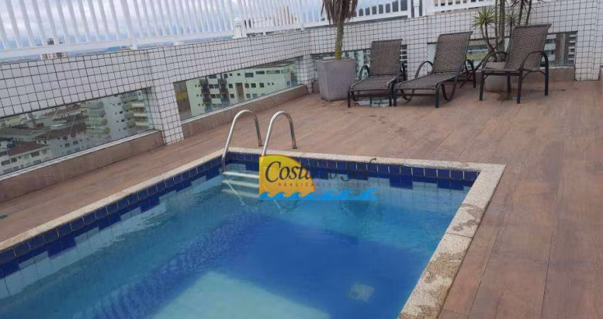 Cobertura com 5 dormitórios à venda, 308 m² por R$ 2.800.000,00 - Vila Guilhermina - Praia Grande/SP