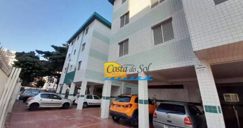Apartamento com 2 dormitórios à venda, 78 m² por r$ 350.000,00 - guilhermina - praia grande/sp