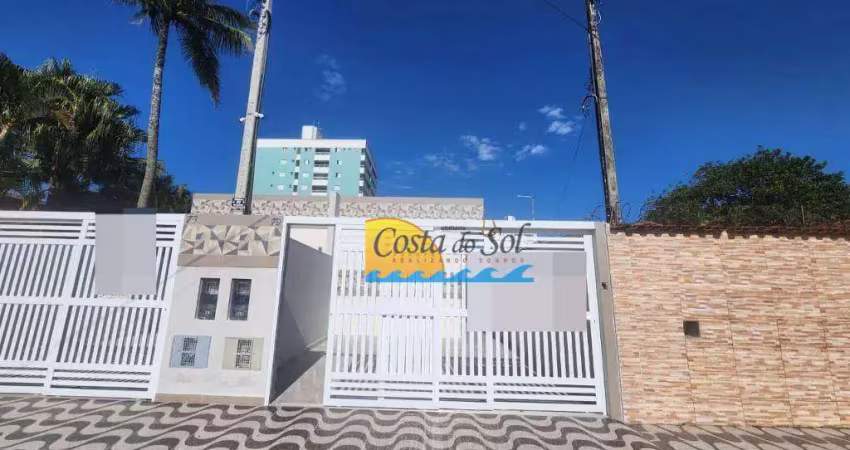 Casa com 2 dormitórios à venda, 70 m² por r$ 470.000,00 - jardim real - praia grande/sp