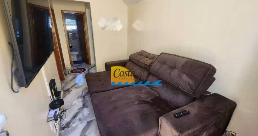 Casa com 2 dormitórios à venda por r$ 385.000,00 - mirim - praia grande/sp