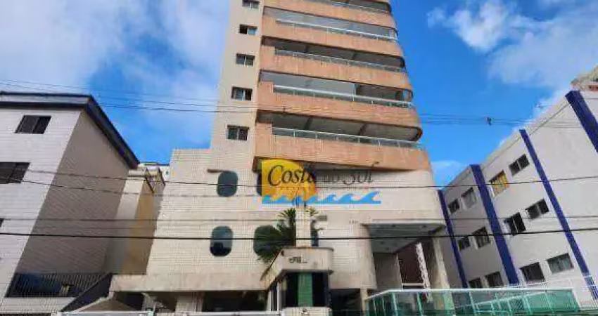 Apartamento com 2 dormitórios para alugar, 85 m² por r$ 3.500,00/mês - aviação - praia grande/sp