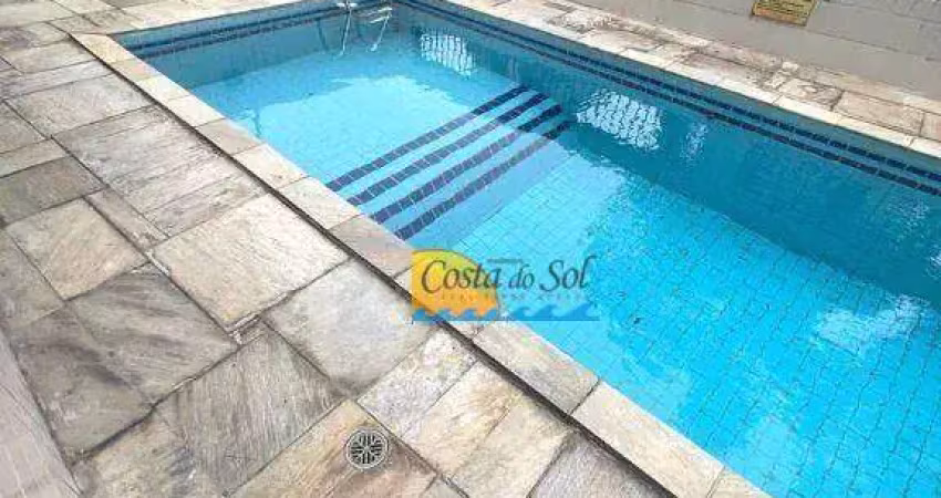 Apartamento com 1 dormitório à venda, 49 m² por r$ 290.000,00 - boqueirão - praia grande/sp