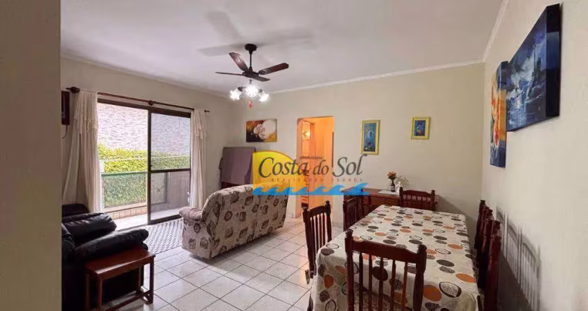 Apartamento com 2 dormitórios à venda, 90 m² por r$ 520.000,00 - canto do forte - praia grande/sp
