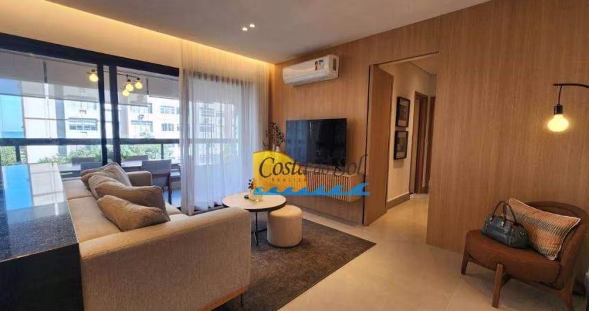 Apartamento com 2 dormitórios à venda, 75 m² por R$ 996.420,00 - José Menino - Santos/SP