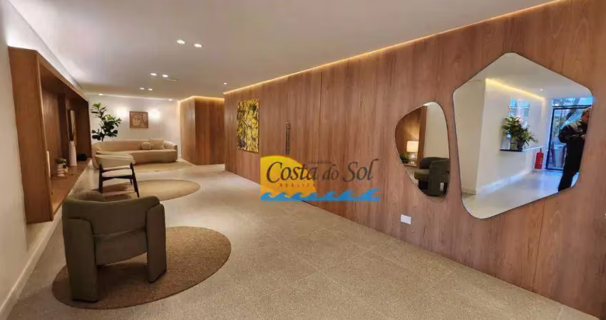 Apartamento com 2 dormitórios à venda, 75 m² por r$ 916.420,00 - josé menino - santos/sp