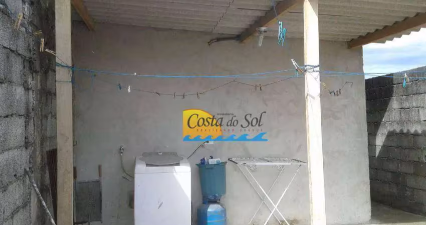 Casa com 2 dormitórios à venda, 90 m² por r$ 195.000,00 - samambaia - praia grande/sp
