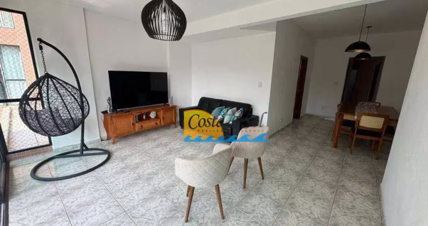 Apartamento com 3 dormitórios à venda, 120 m² por r$ 645.000,00 - canto do forte - praia grande/sp