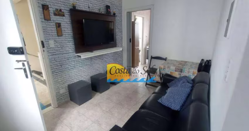 Apartamento com 1 dormitório à venda, 37 m² por r$ 240.000,00 - vila guilhermina - praia grande/sp