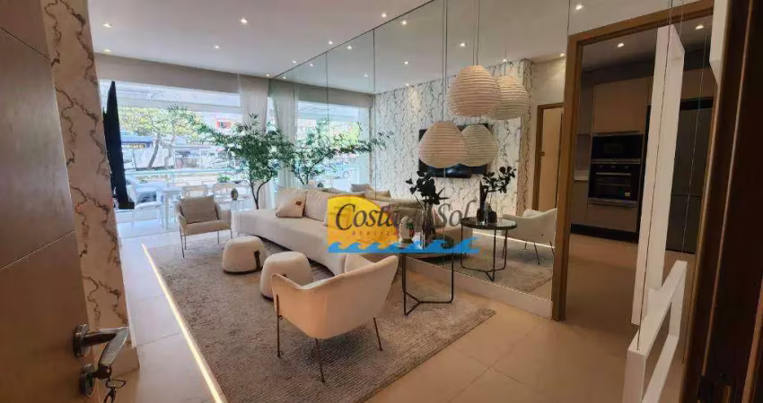 Apartamento com 3 dormitórios à venda, 112 m² por R$ 1.525.000,00 - José Menino - Santos/SP