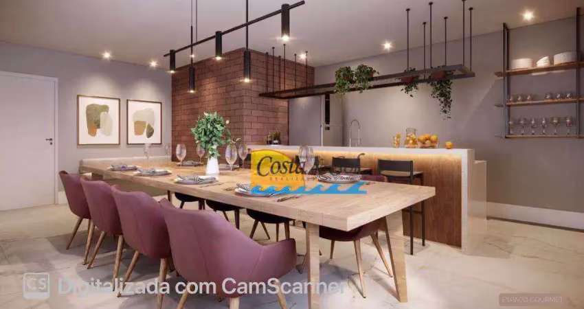 Apartamento com 3 dormitórios à venda, 124 m² por r$ 1.847.000,00 - ponta da praia - santos/sp