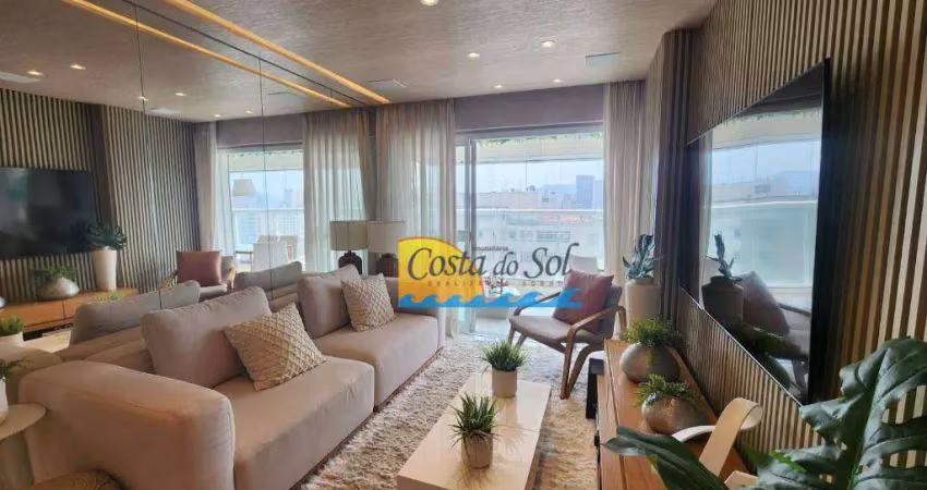 Apartamento com 3 dormitórios à venda, 116 m² por r$ 1.611.000,00 - gonzaga - santos/sp