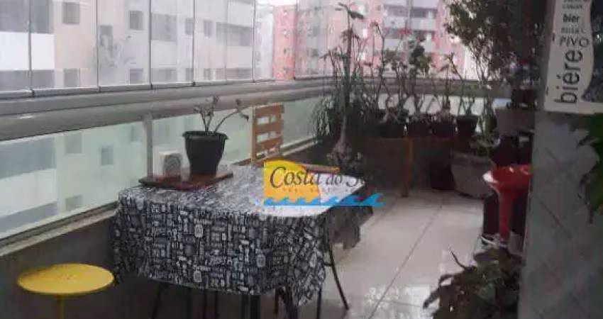 Apartamento com 2 dormitórios à venda, 124 m² por r$ 525.000,00 - tupi - praia grande/sp