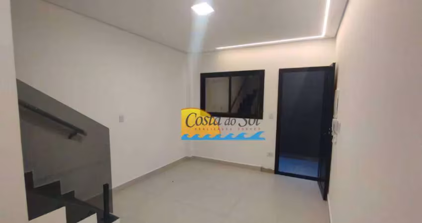 Casa com 2 dormitórios à venda, 49 m² por r$ 305.000,00 - mirim - praia grande/sp