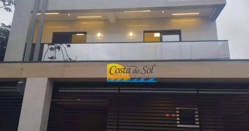 Casa com 2 dormitórios à venda, 74 m² por r$ 415.000,00 - mirim - praia grande/sp