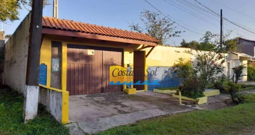 Casa com 3 dormitórios à venda, 144 m² por r$ 250.000,00 - santa cruz - itanhaém/sp