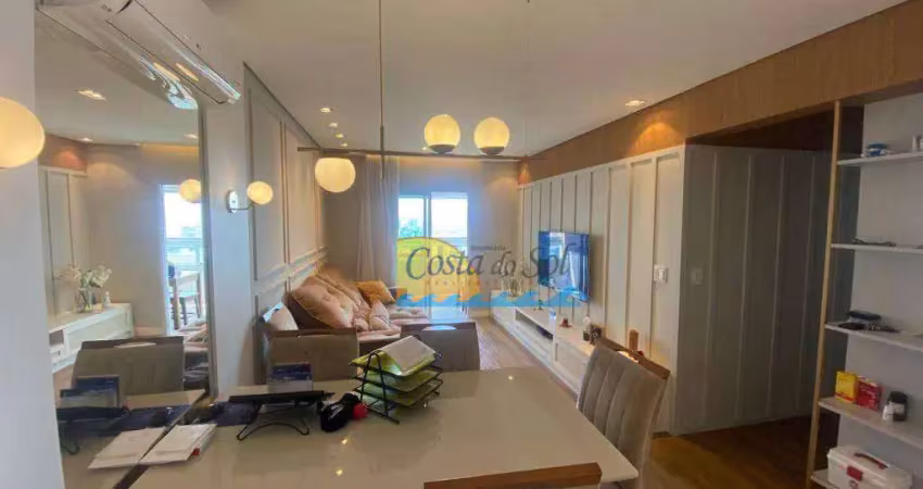 Apartamento com 2 dormitórios à venda, 78 m² por r$ 650.000,00 - vila guilhermina - praia grande/sp