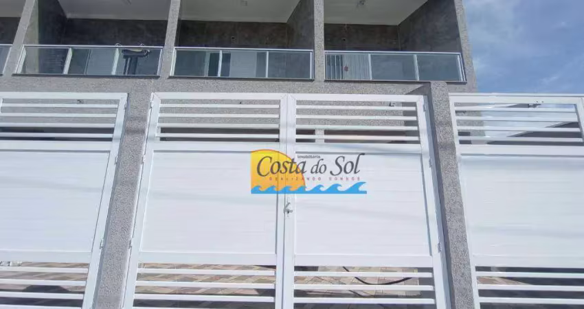 Casa com 2 dormitórios à venda, 90 m² por r$ 400.000,00 - mirim - praia grande/sp