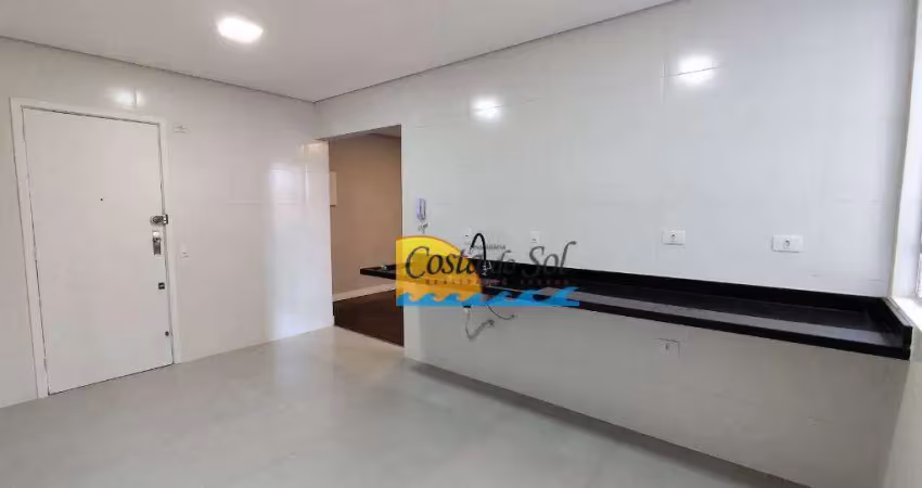Apartamento com 2 dormitórios à venda, 90 m² por r$ 487.000,00 - campo grande - santos/sp