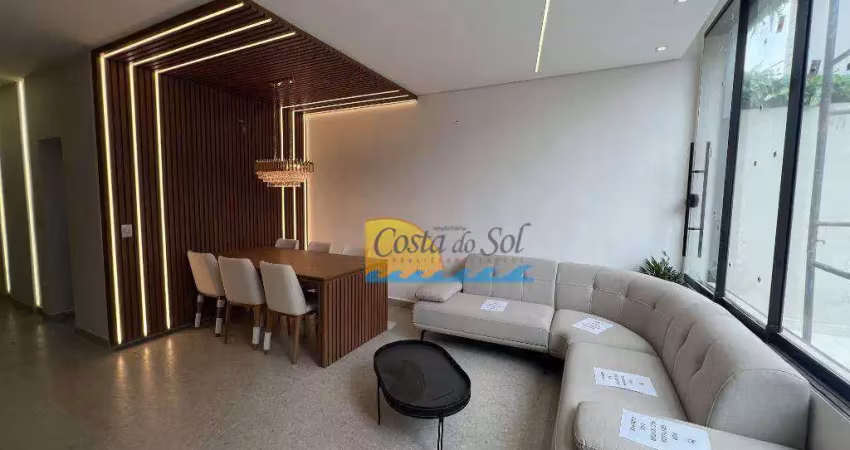 Casa com 3 dormitórios à venda, 300 m² por r$ 1.480.000,00 - aviação - praia grande/sp
