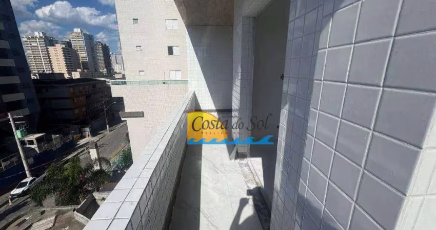 Apartamento com 2 dormitórios à venda, 76 m² por r$ 415.000,00 - vila guilhermina - praia grande/sp