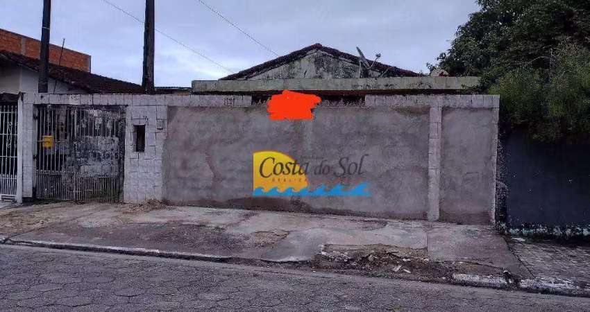 Terreno à venda, 500 m² por r$ 900.000 - cidade ocian - praia grande/sp