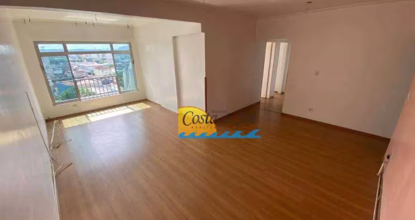 Apartamento com 3 dormitórios à venda, 107 m² por r$ 535.000,00 - gonzaga - santos/sp