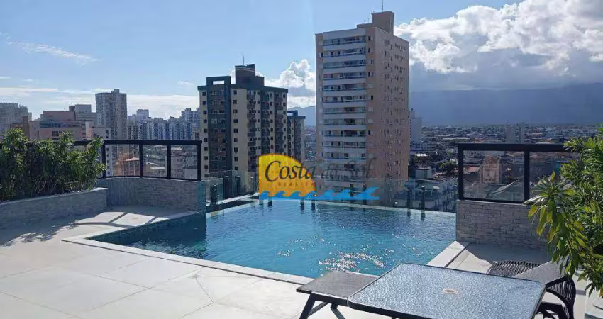 Apartamento com 2 dormitórios à venda, 61 m² por r$ 514.000 - tupi - praia grande/sp