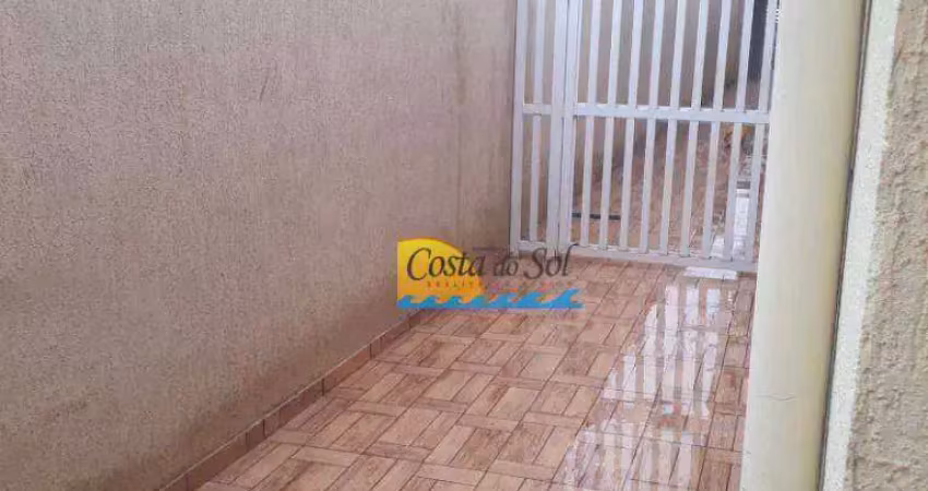 Casa com 2 dormitórios à venda por r$ 215.000,00 - samambaia - praia grande/sp