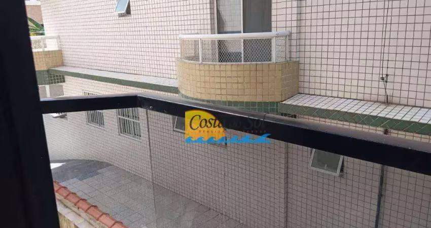 Apartamento com 1 dormitório à venda, 52 m² por r$ 320.000 - vila guilhermina - praia grande/sp