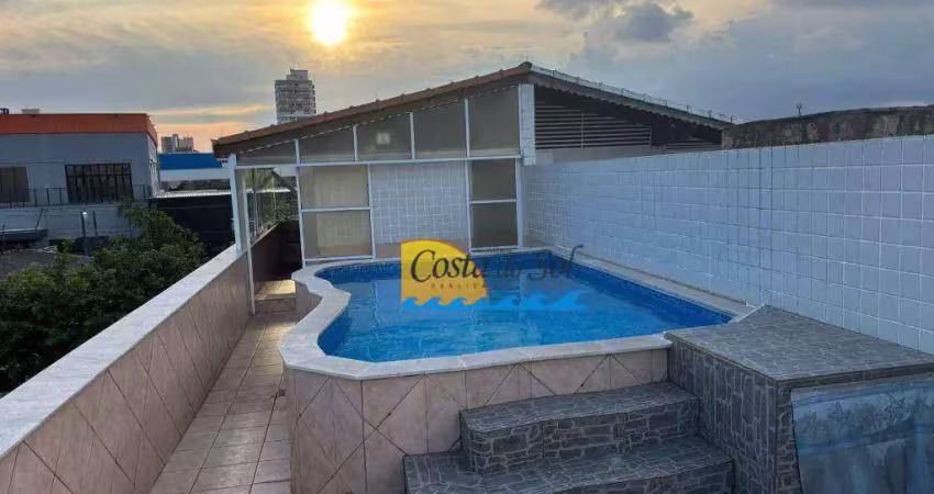 Casa com 3 dormitórios à venda por r$ 790.000,00 - guilhermina - praia grande/sp