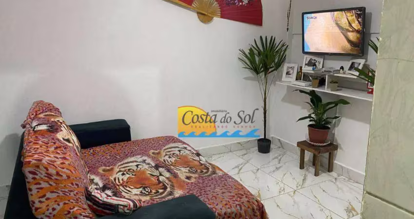 Casa com 2 dormitórios à venda, 90 m² por r$ 650.000 - boqueirão - praia grande/sp